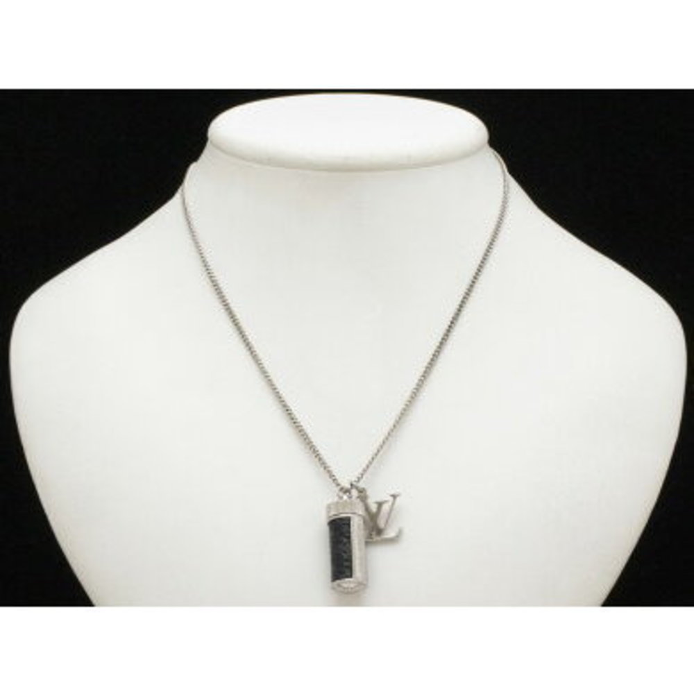 Louis Vuitton Pendant Monogram Eclipse Silver - - image 3